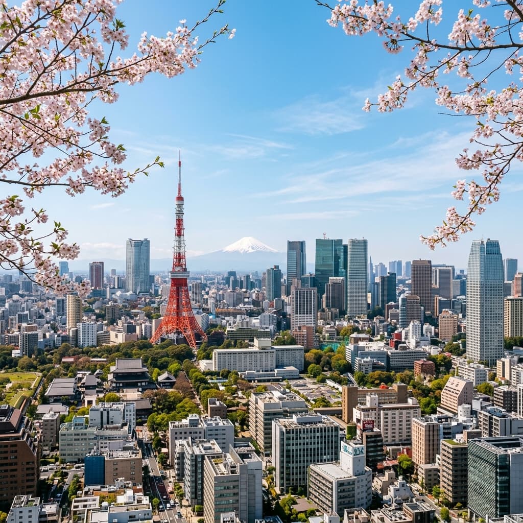 Tokyo Cityscape Skyline